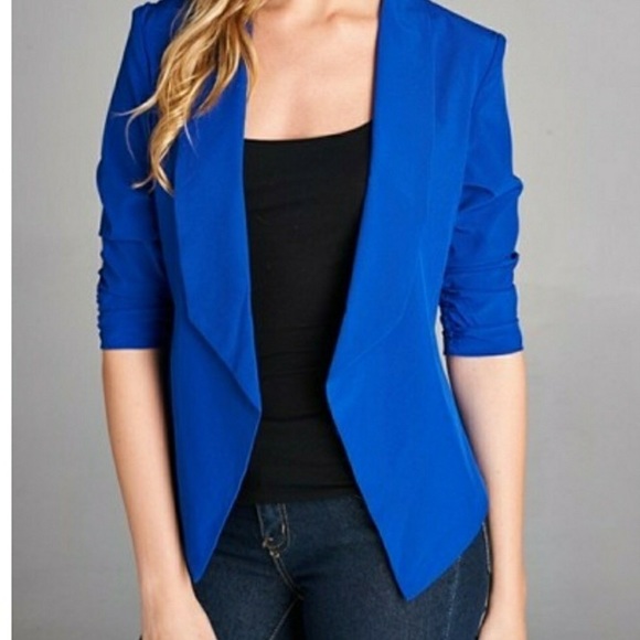 Jackets & Blazers - blue lightweight blazer